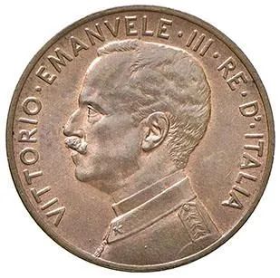 SAVOIA, VITTORIO EMANUELE III (1900-1943), 5 CENTESIMI ROSSO 1913