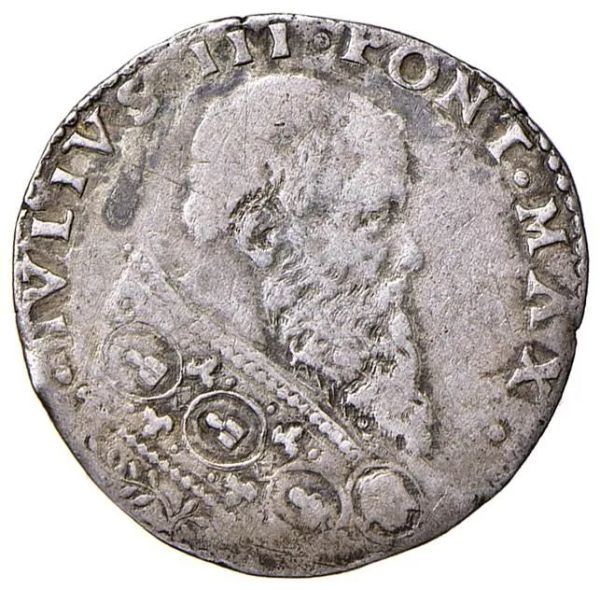 BOLOGNA GIULIO III (GIOVANNI MARIA CIOCCHI DEL MONTE 1550 &ndash; 1555), DUE TERZI DI PAOLO