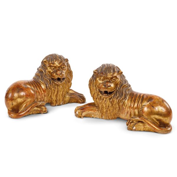 



A PAIR OF VENETIAN LIONS, EARLY 17TH CENTURY