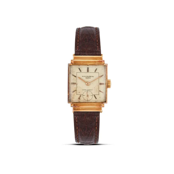 Patek Philippe - 



PATEK PHILIPPE &amp; CO. CUSTOMIZED FAVRE-LEUBA &amp; CO. YELLOW GOLD WRISTWATCH N. 6210XX