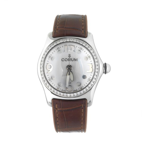 CORUM BUBBLE REF. 39.151.47 STAINLESS STEEL WRISTWATCH
