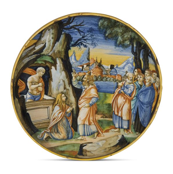      COPPA, URBINO, PITTORE ATTIVO NELLA BOTTEGA DI NICOLA DI GABRIELE SBRAGHE, 1530-1540 CIRCA 