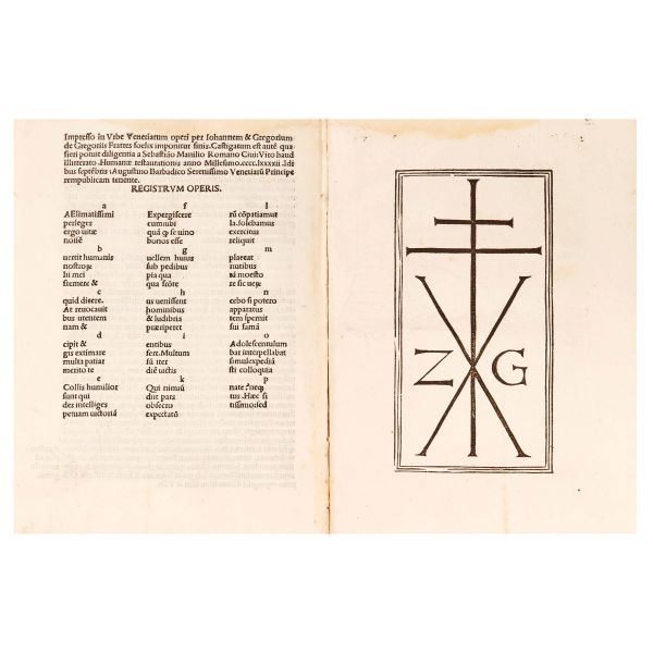 L'unico incunabolo pubblicato separatamente delle Lettere di Petrarca