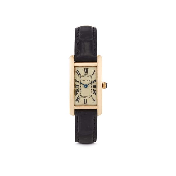 Cartier - 



CARTIER PARIS TANK CINTREE SMALL SIZE YELLOW GOLD LADY'S WRISTWATCH
