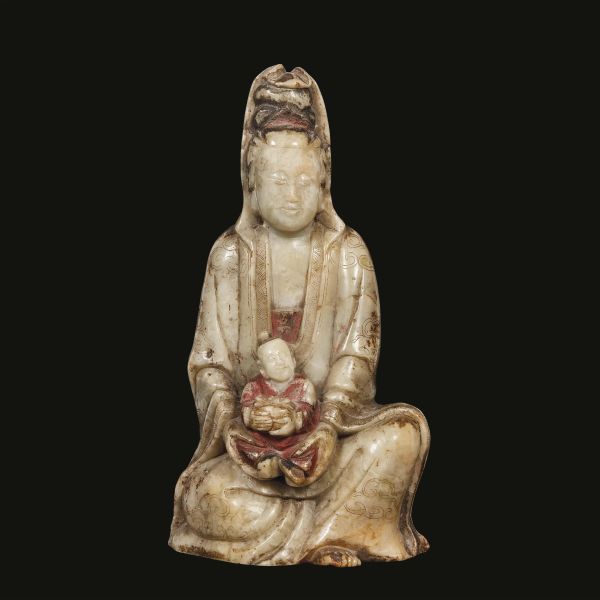 A SCULPTURE, CHINA, QING DYNASTY, 19TH-20TH CENTURIES