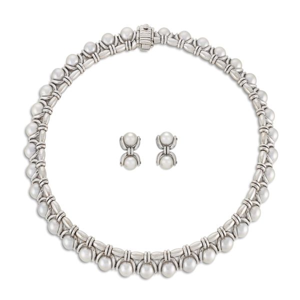 PETOCHI DEMI PARURE CON PERLE