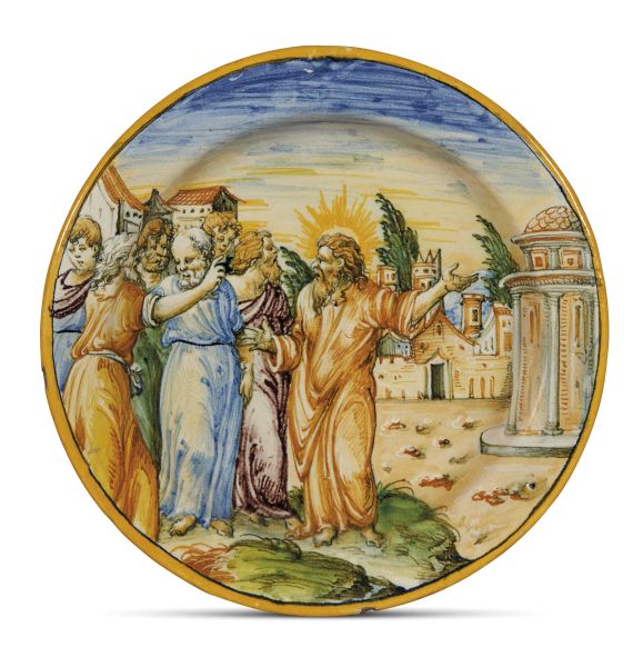 A DISH, RIMINI OR LYON, CIRCA 1580-1620