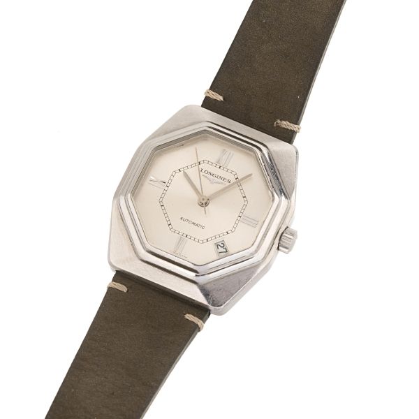 



LONGINES OTTAGONALE IN ACCIAIO