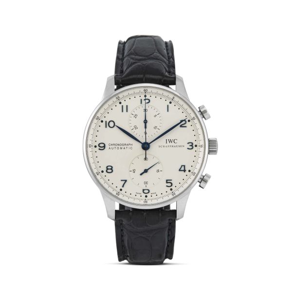 IWC PORTUGUESE CHRONOGRAPH REF. 3714 N. 35997XX STAINLESS STEEL WRISTWATCH  