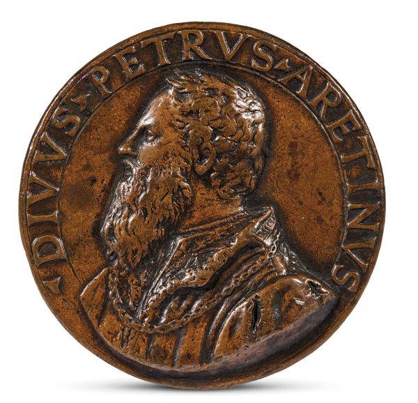 Leone Leoni (attr.)(Milan 1509-1590), Pietro Aretino, bronze