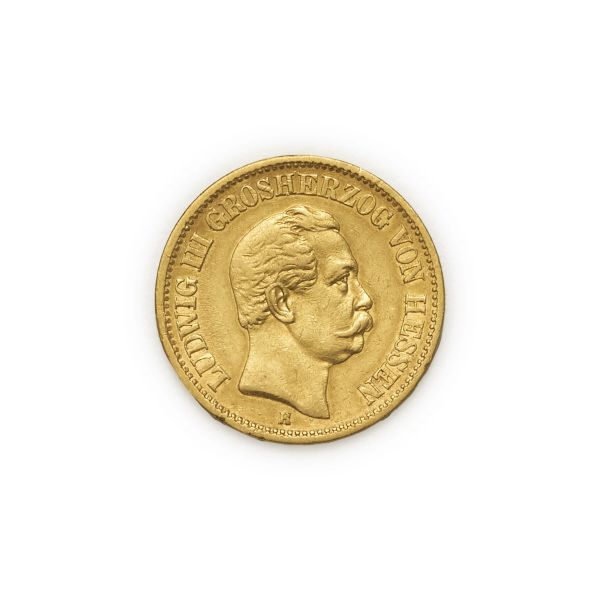 Hessen – Ludwig III (1848-1877) – 20 Mark 1872