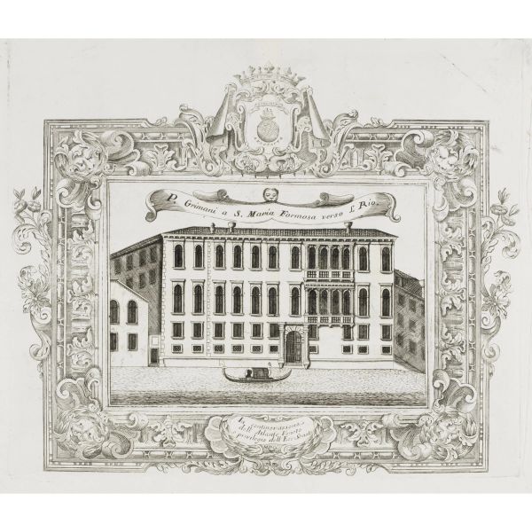 Coronelli, Vincenzo. Palazzi di Venezia. Circa 1690.