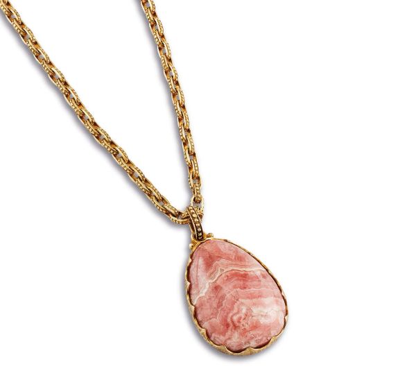 Buccellati - 



BUCCELLATI COLLANA CON PENDENTE IN PIETRA DURA