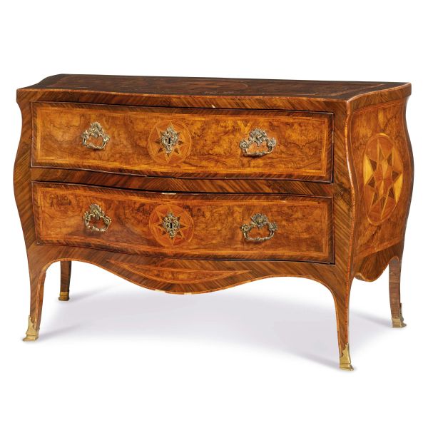 



A PAIR OF NEAPOLITAN COMMODES, HALF 18TH CENTURY