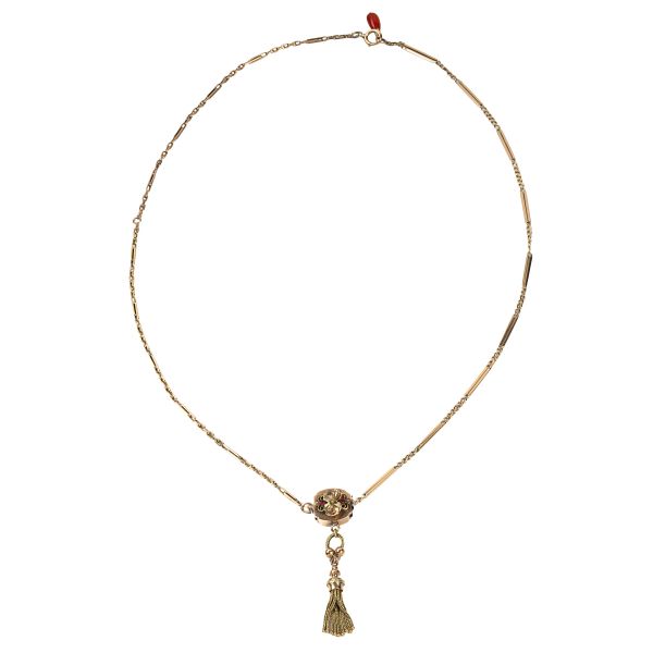 COLLANA A CATENA CON PENDENTI