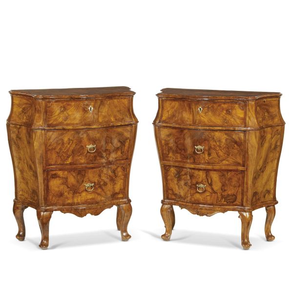 A PAIR OF VENETIAN BEDSIDE CABINETS, 18TH CENTURY