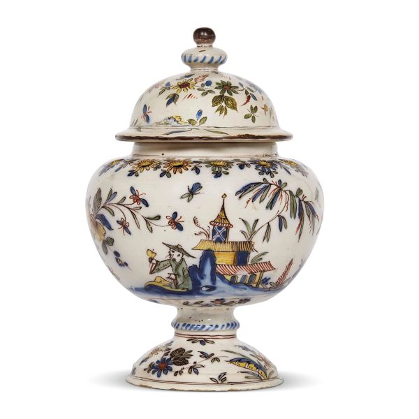 VASO BRUCIAPROFUMI, MILANO O TORINO, SECOLO XVIII