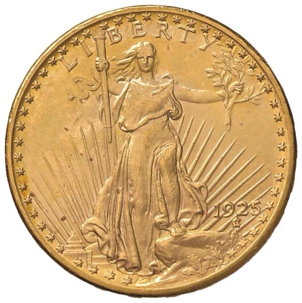 STATI UNITI. 20 DOLLARS 1925 ST. GAUDENS