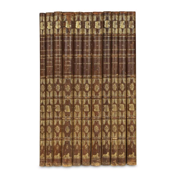 Description de l’Égypte, ou Recueil des observations et des recherches qui ont été faites en Égypte pendant l’expédition de l’armée française. Parigi, Imprimerie Impériale, 1809–1829 e Panckoucke, 1820-1829.