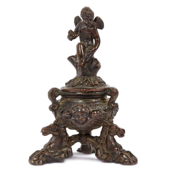 



A VENETIAN INKWELL, WORKSHOP OF GIUSEPPE DE LEVIS, EARLY 17TH CENTURY