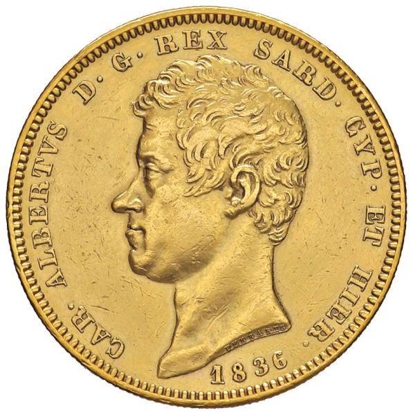      SAVOIA. CARLO ALBERTO (1831-1849) 100 LIRE 1836 Genova 