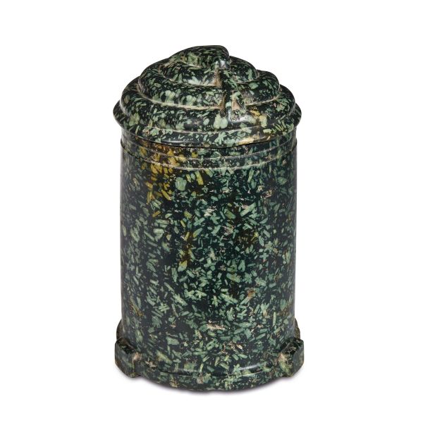 



VASO DA FARMACIA CON COPERCHIO, ROMA, FINE SECOLO XVI