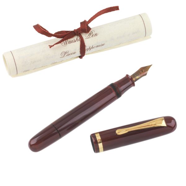 VISCONTI URUSHI RED LACQUER LIMITED EDITION FOUNTAIN PEN N. 25.91/200