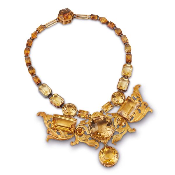 



UYEDA COLLANA CON QUARZI CITRINI