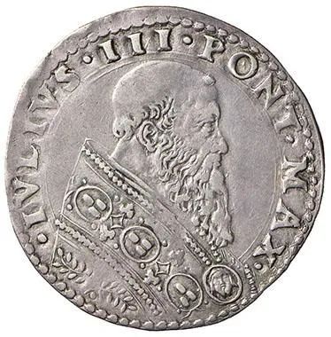 GIULIO III (GIOVANNI MARIA CIOCCHI DEL MONTE 1550 - 1555), BIANCO O PAOLO