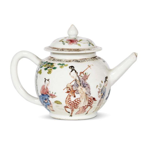 A TEAPOTS, CHINA, QING DYNASTY, 18TH CENTURY