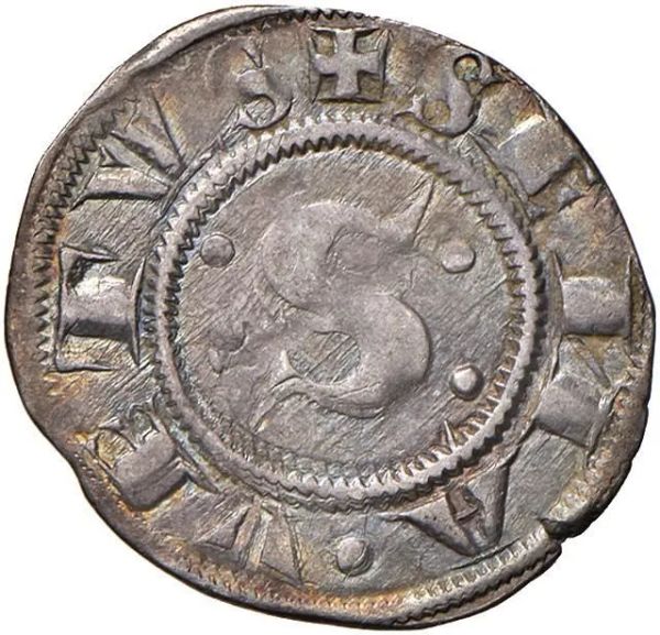 SIENA REPUBBLICA (1180 &ndash; 1390), GROSSO DA 20 DENARI (1317)