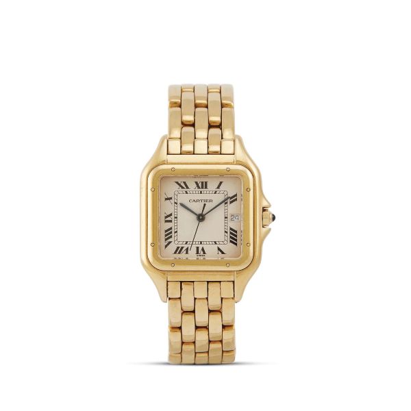 Cartier - CARTIER PANTHERE BIG SIZE LADY'S WATCH IN YELLOW GOLD