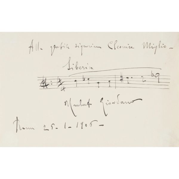 



Autograph of the author's favorite work