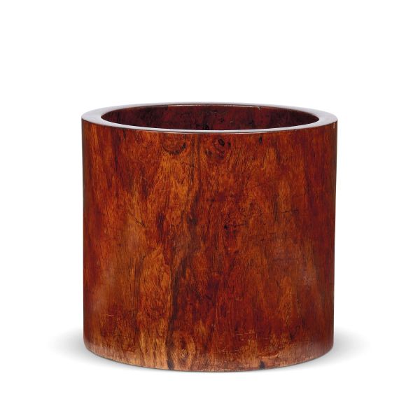 



VASO PORTAPENNELLI IN LEGNO, CINA, DINASTIA QING, SEC. XIX-XX