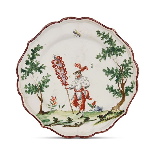 COPPIA DI PIATTI, MILANO, MANIFATTURA CLERICI, 1770 CIRCA