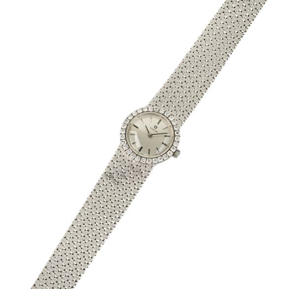 Omega - 



OMEGA DE VILLE LADY'S WATCH IN WHITE GOLD WITH DIAMONDS 