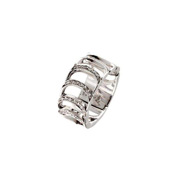 



DAMIANI DIAMOND BAND RING IN 18KT WHITE GOLD