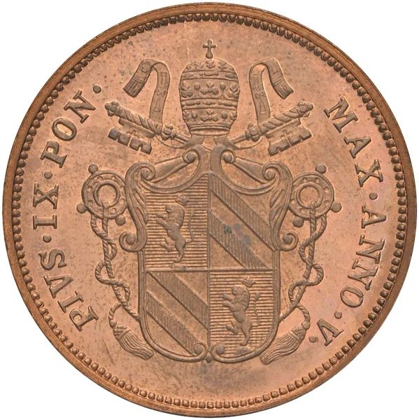 STATO PONTIFICIO. PIO IX (1846-1870) 2 BAIOCCHI 1850