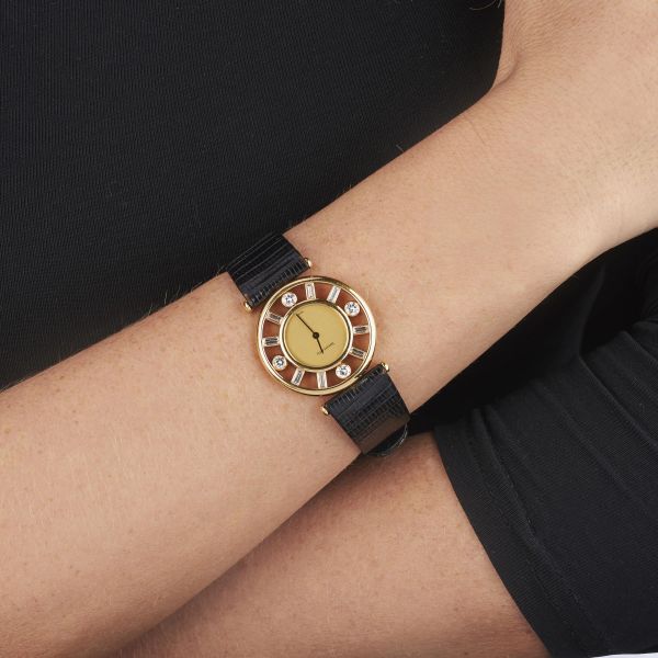 TIFFANY & CO. PALOMA PICASSO OROLOGIO IN ORO E DIAMANTI ANNO 1984