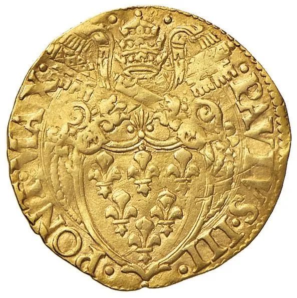 ROMA PAOLO III (1534-1549) SCUDO D&rsquo;ORO