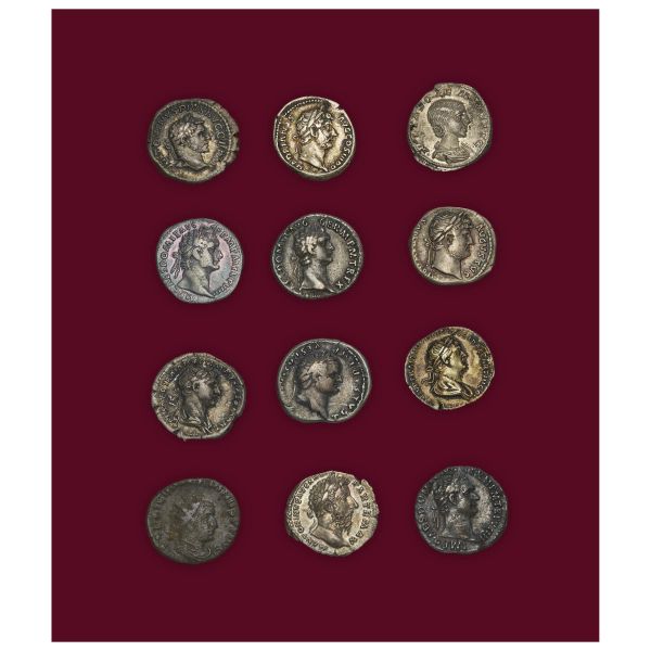 Lotti – Secoli II/IV d.C. - Collezione di 11 Denari e 1 Antoniniano