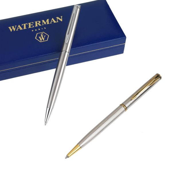 LOTTO DI DUE PENNE A SFERA: WATERMAN HEMISPHERE E PARKER