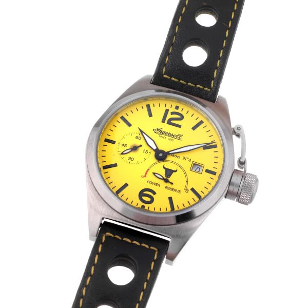 INGERSOLL BISON N. 4 REF. IN1605 POWER RESERVE STAINLESS STEEL WRISTWATCH, 2009