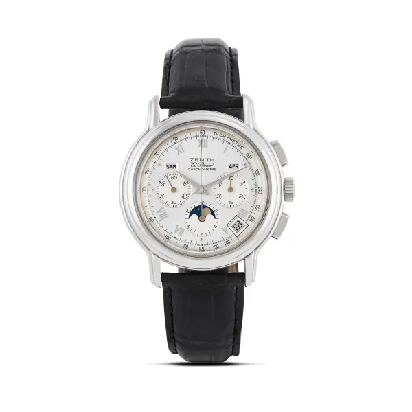 Zenith - 



ZENITH EL PRIMERO REF. 01.0240.410 CALENDARIO COMPLETO E FASI LUNARI