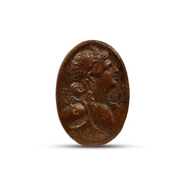 



Medici workshop, late 15th century, Head of Maenad, bronze