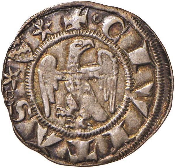     VICENZA. BAILARDINO NOGAROLA (1313-1329) GROSSO AQUILINO 