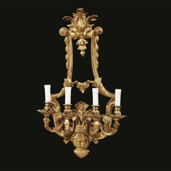 FOUR FRENCH APPLIQUES, 19TH CENTURY
