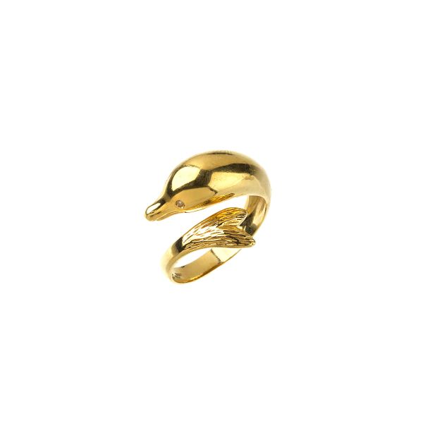 



DOLPHIN-SHAPED RING IN 18KT YELLOW GOLD
