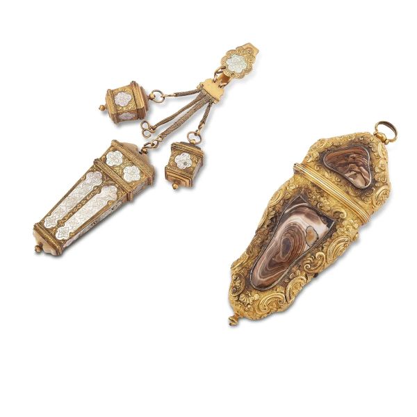 A FRENCH CHATELAINE, 18TH CENTURY