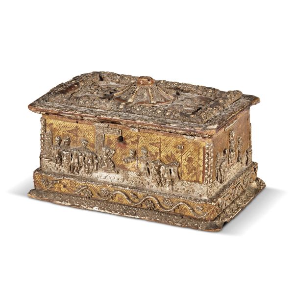 A NORTH ITALIAN CASKET, WORKSHOP OF THE ROMAN TRIUMPHS, 16TH CENTURY